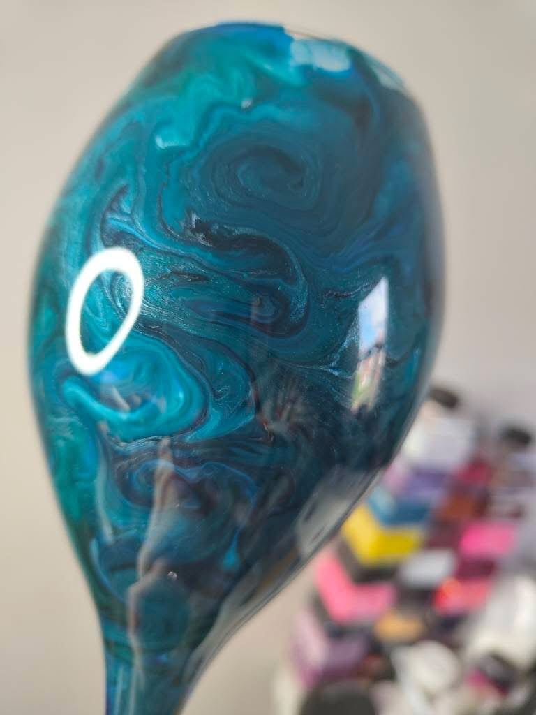 Tall wine glass - Teal