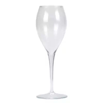 Customised tall wine glass